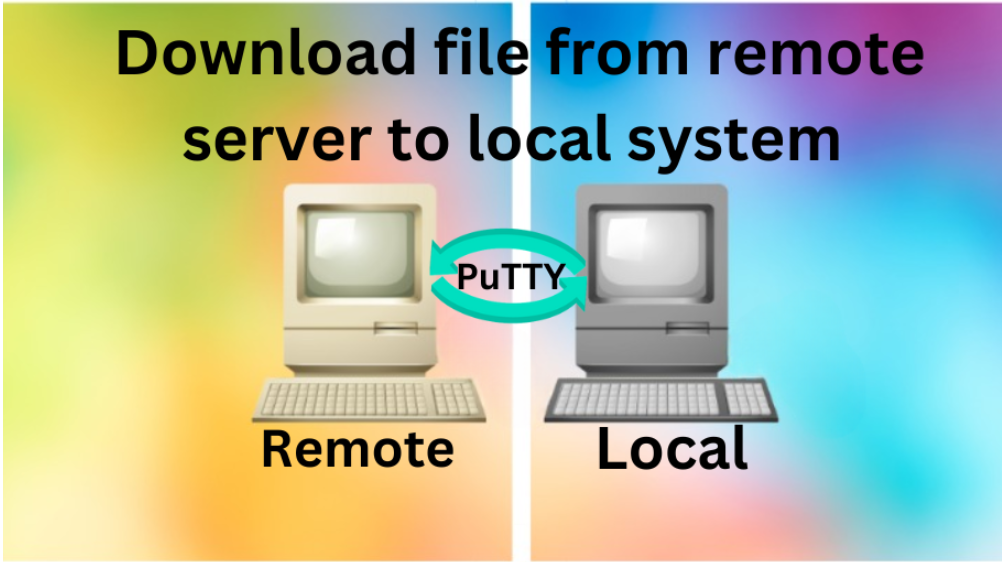 Download file in PuTTY